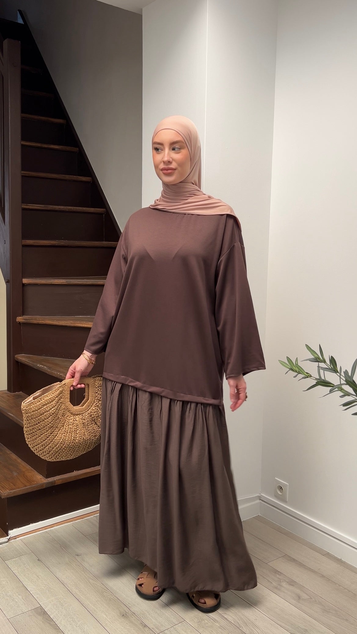 La abaya comfy cacao