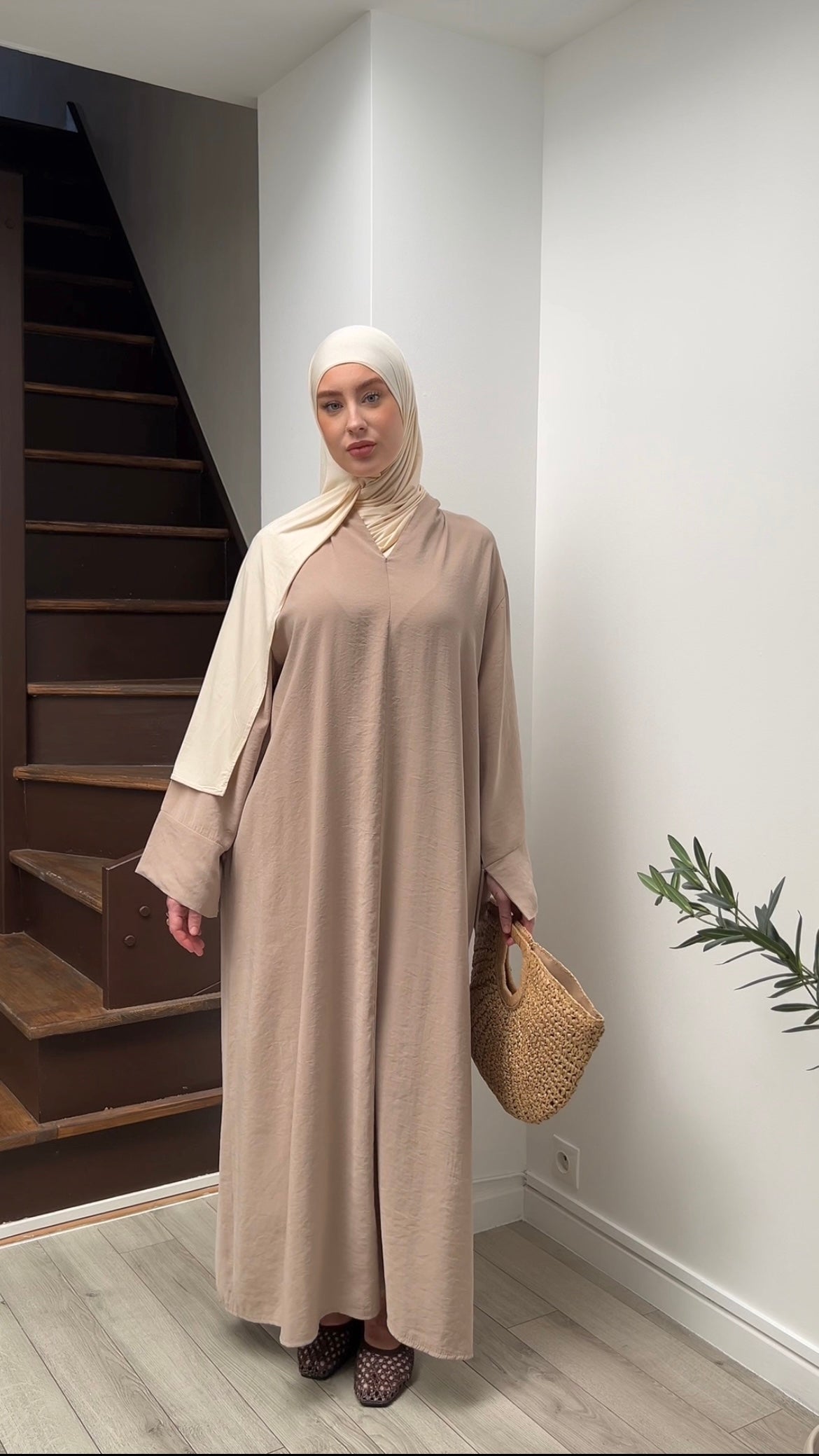 Abaya Dune taupe