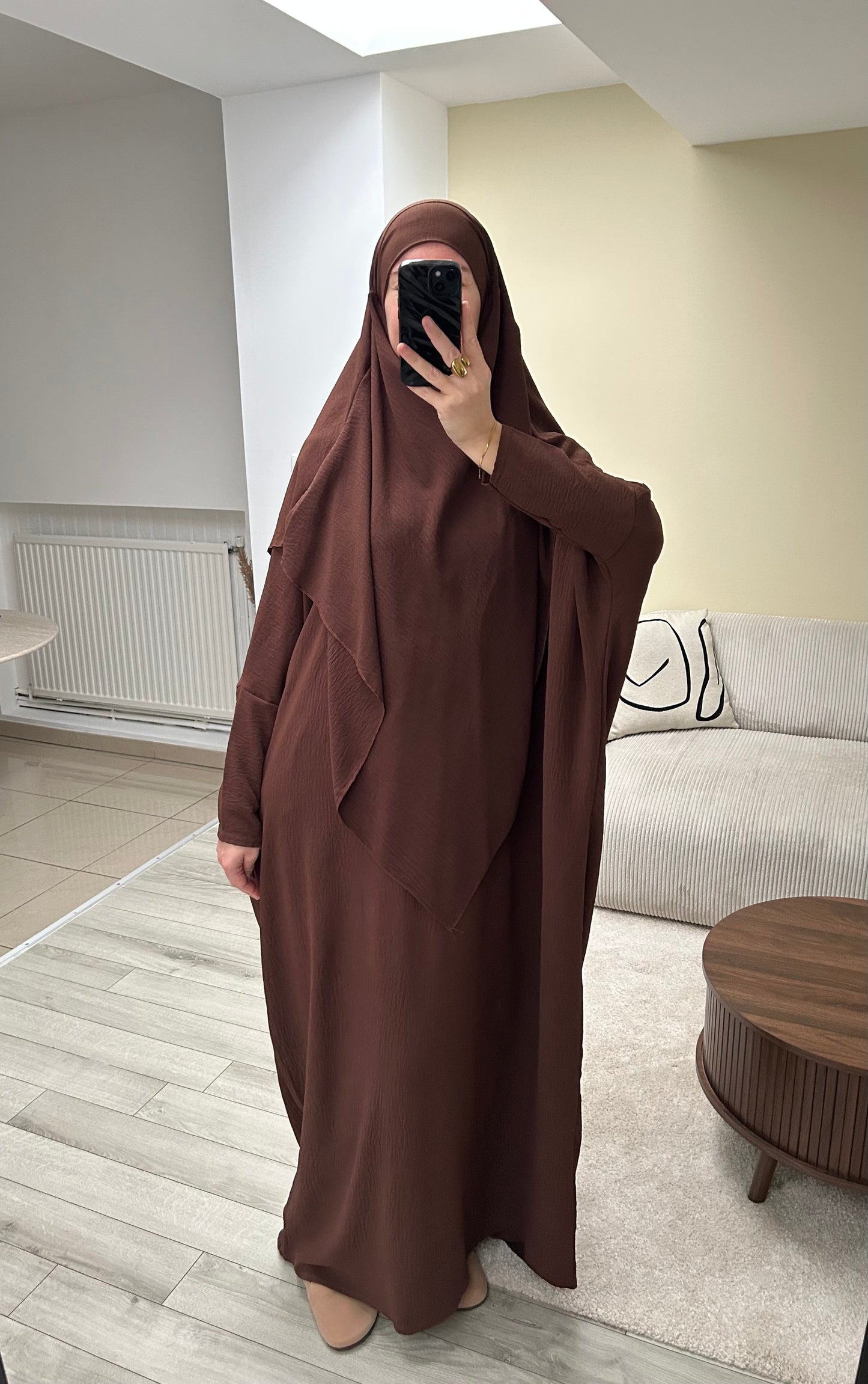 Ensemble abaya khimar en jazz