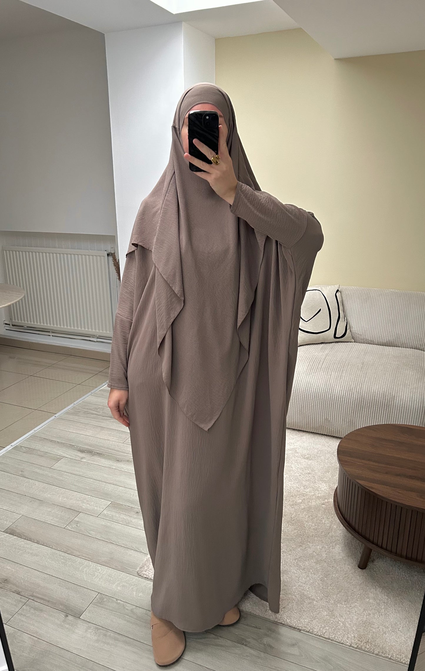 Ensemble abaya khimar en jazz