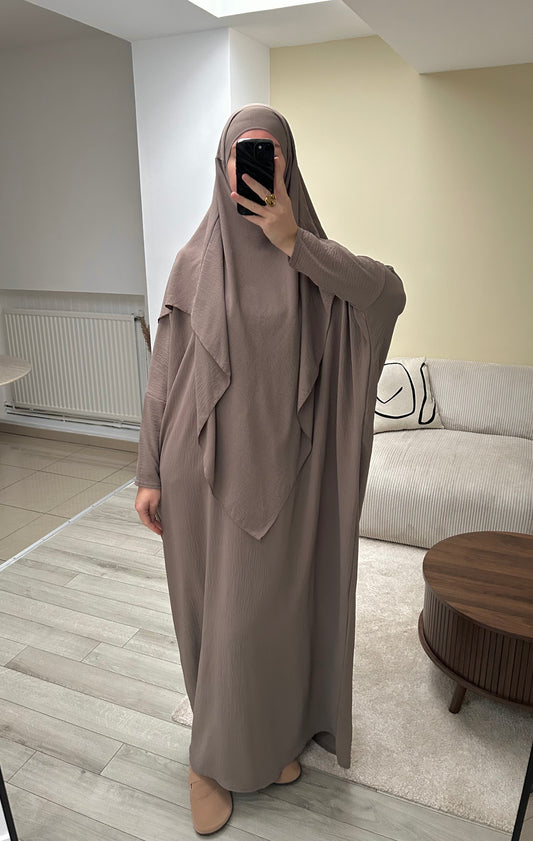 Ensemble abaya khimar en jazz