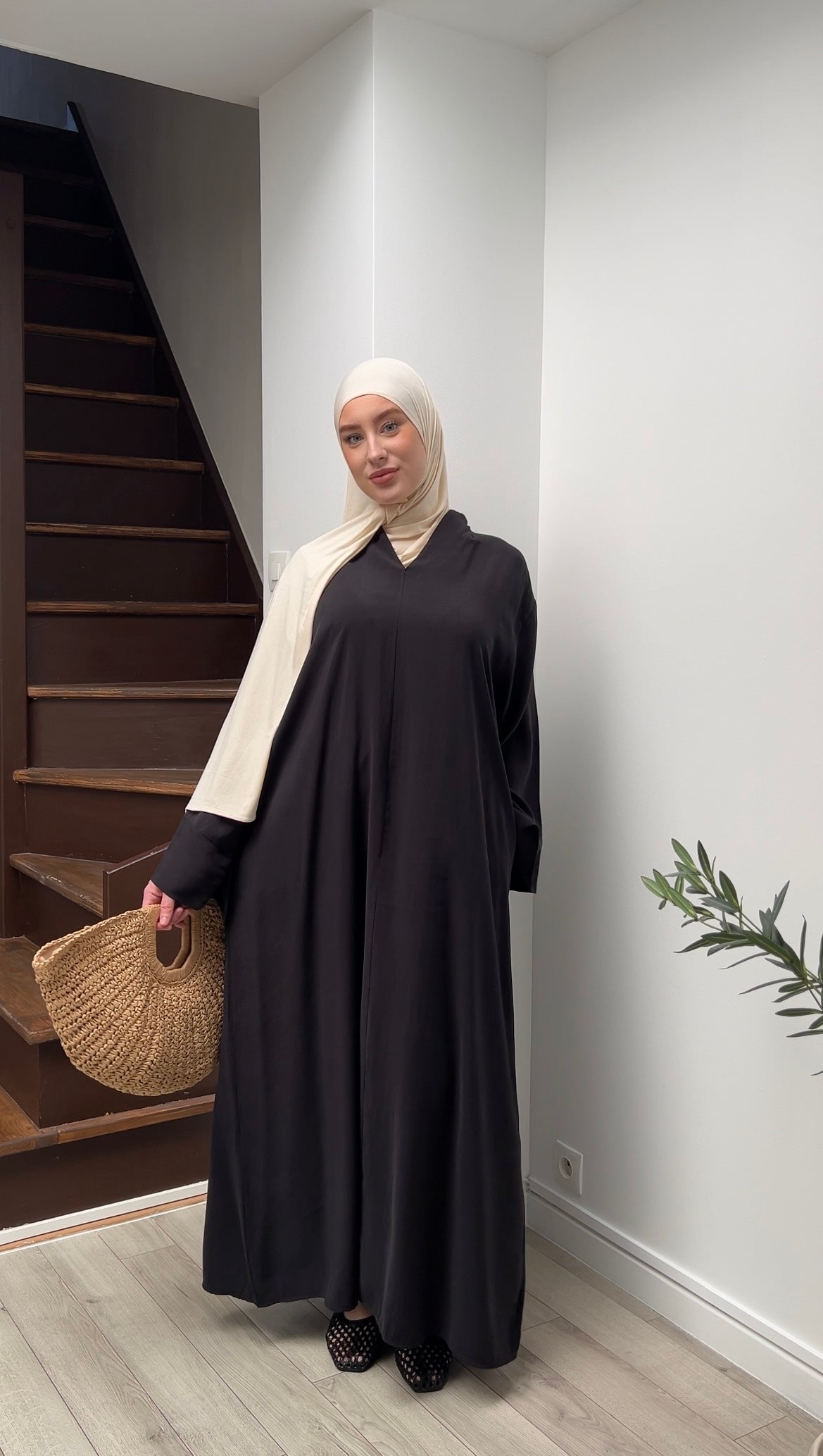 Abaya Dune noire