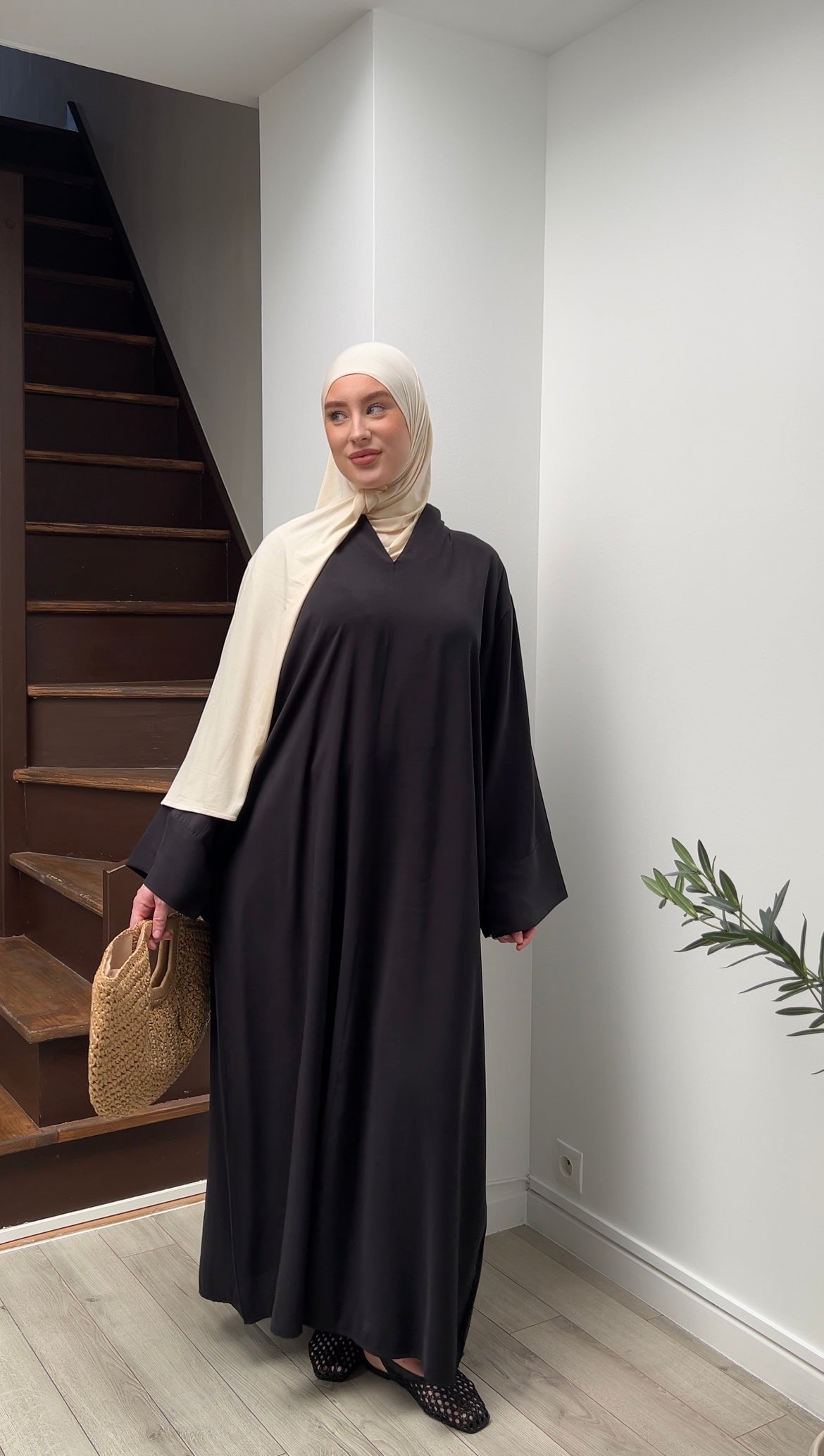 Abaya Dune noire