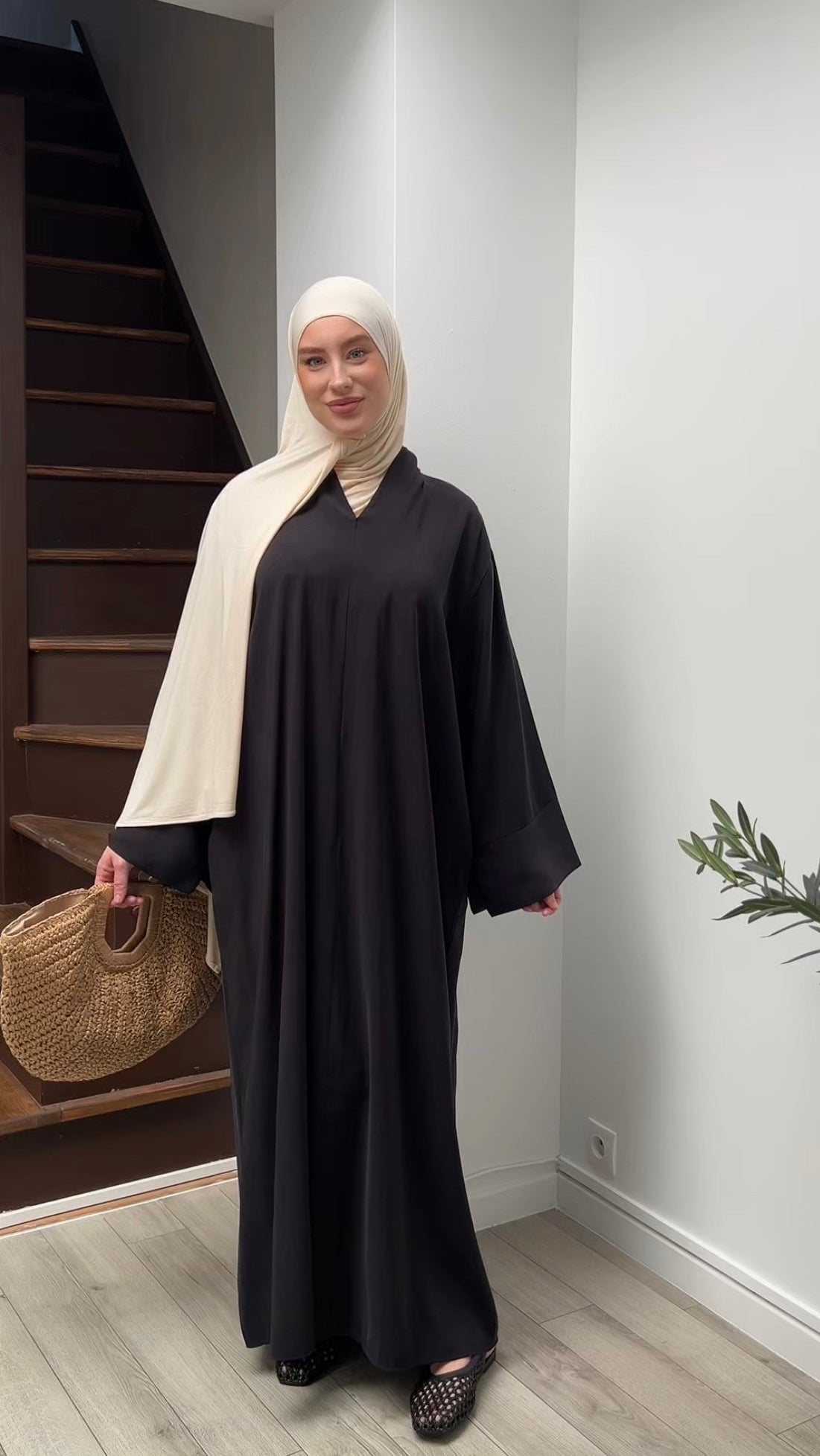 Abaya Dune noire