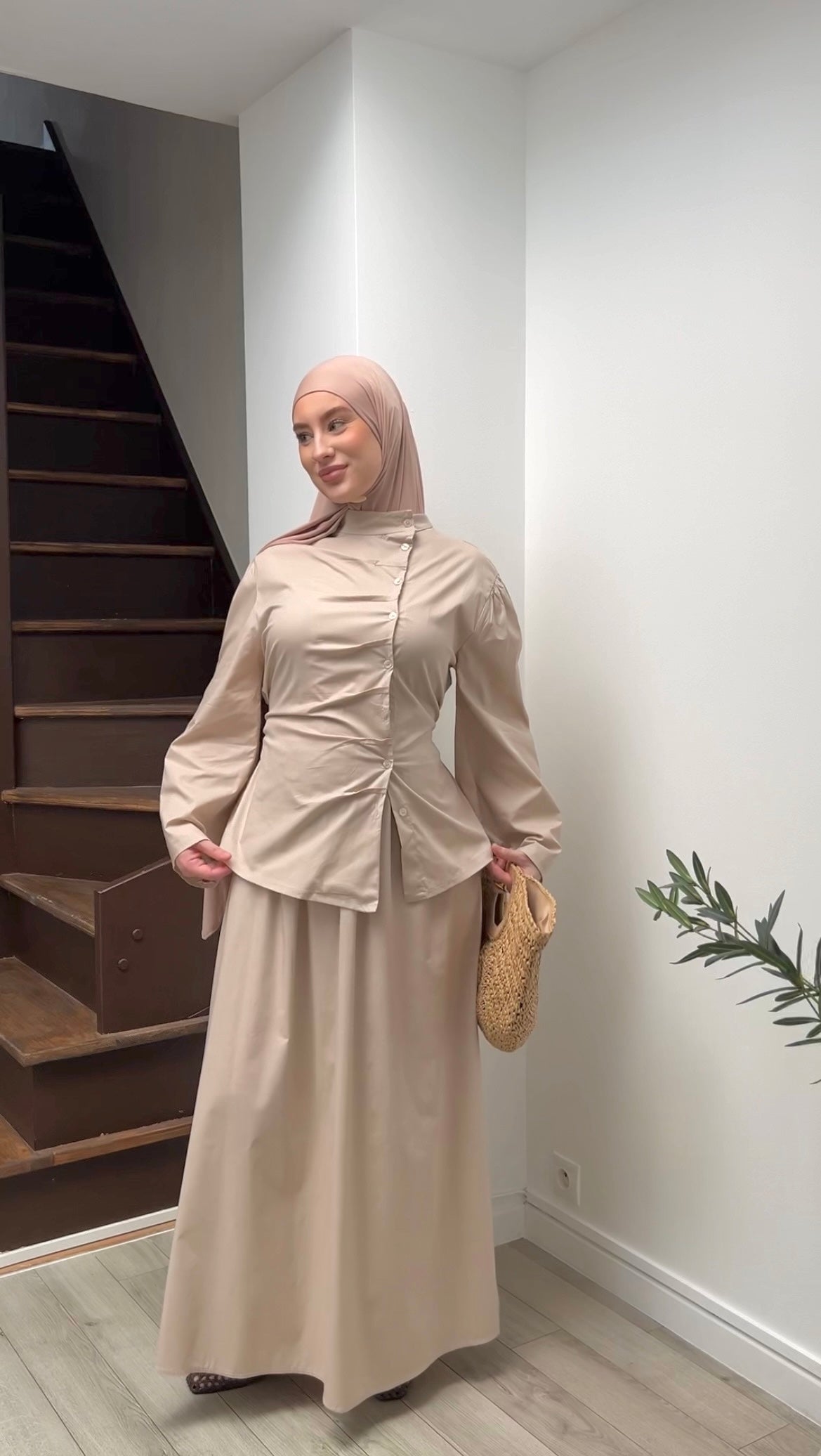 Ensemble Yuna beige