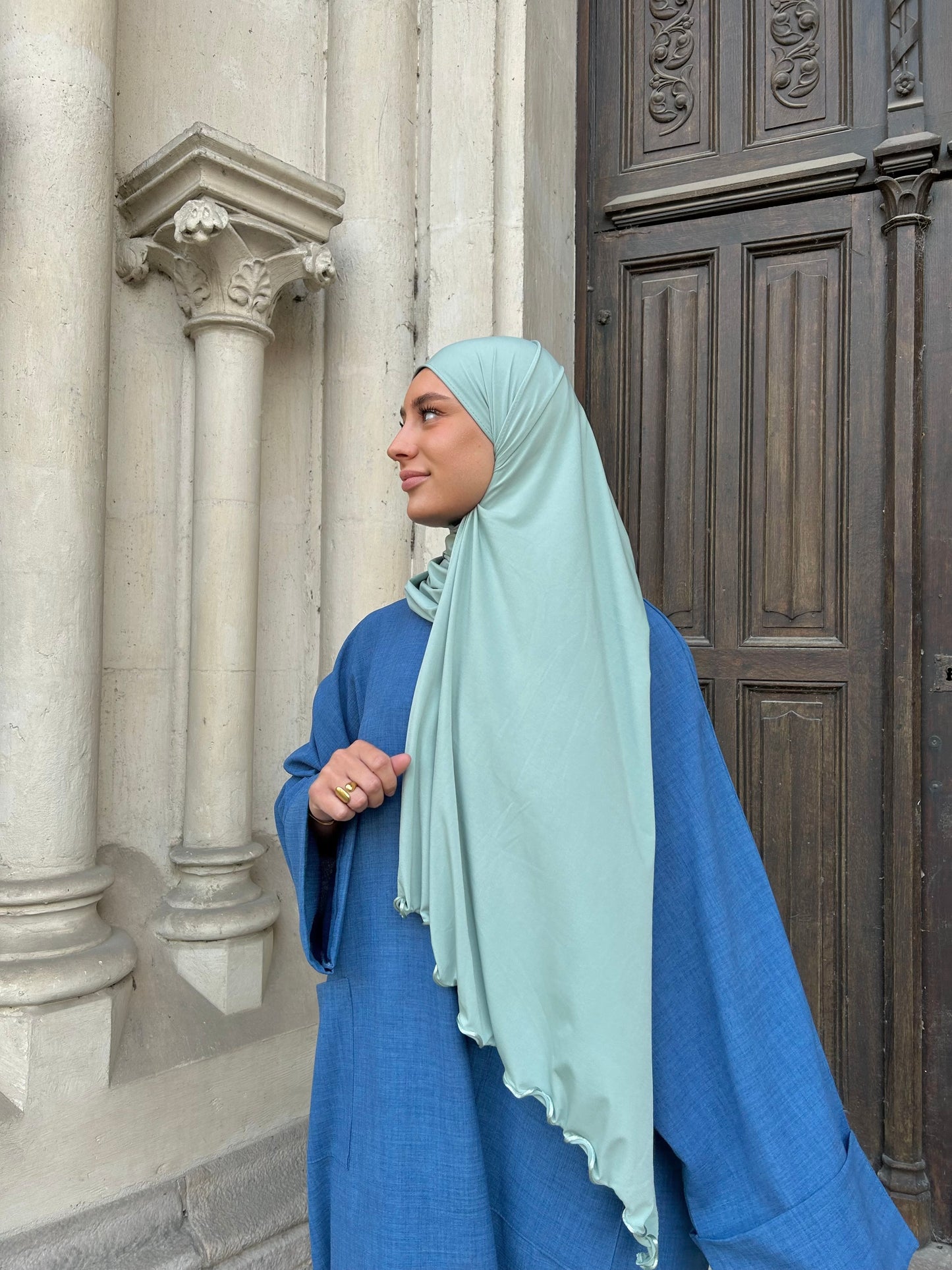 Hijab jersey premium frisé