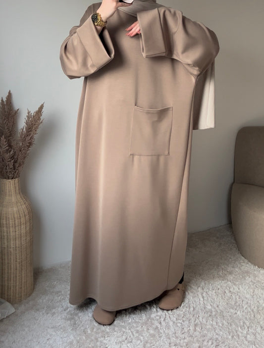 Abaya loose poche